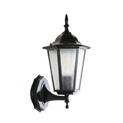 Szklana Zewnętrzna Lampa Ścienna do Ogrodu | Styl Retro