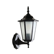 Szklana Zewnętrzna Lampa Ścienna do Ogrodu | Styl Retro