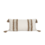 Tufted Decorative Cushion Cover 30x60 cm – Elegant Boho Cushion Cover with Tassels