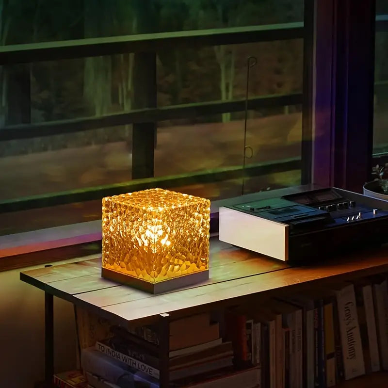 Uspokajająca Lampa Nocna z Projektorem | Lampa do Sypialni