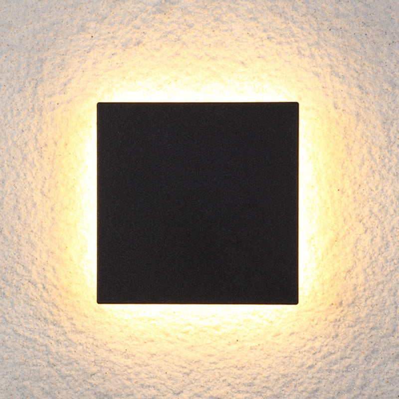 Wewnętrzna Lampa Ścienna LED | Czarna/Biała, Okrągła/Kwadratowa