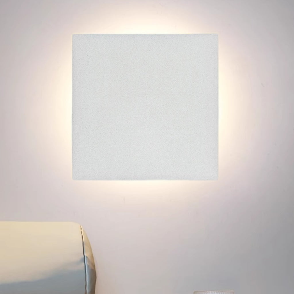 Wewnętrzna Lampa Ścienna LED | Czarna/Biała, Okrągła/Kwadratowa