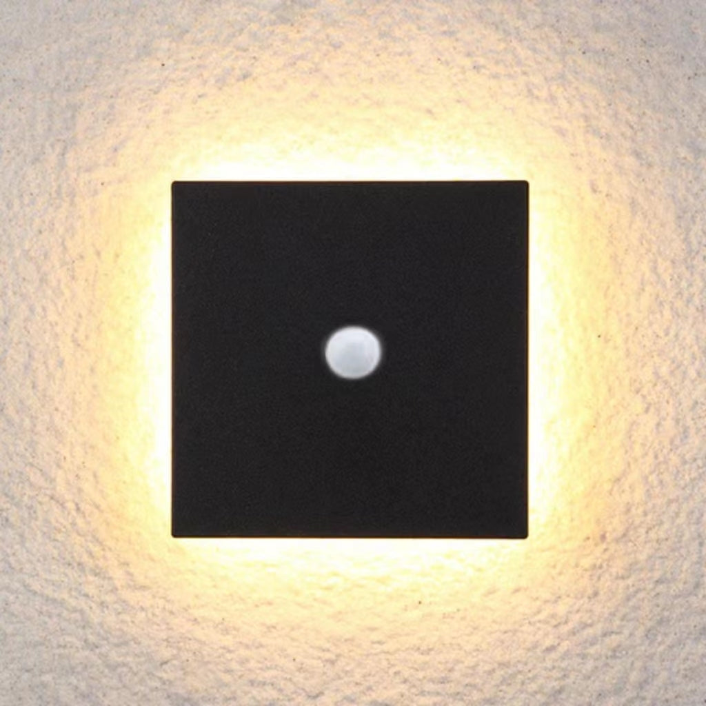 Wewnętrzna Lampa Ścienna LED | Czarna/Biała, Okrągła/Kwadratowa
