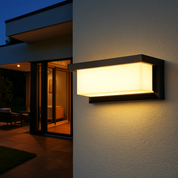 Wodoodporna Zewnętrzna Lampa Ścienna LED z Czujnikiem Ruchu | IP65