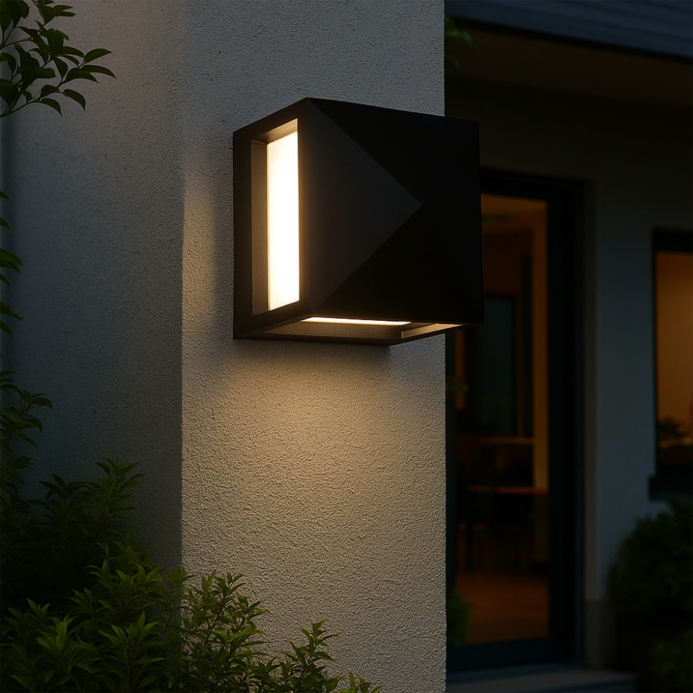 Wodoodporna Zewnętrzna Lampa Ścienna LED z Czujnikiem Ruchu | IP65