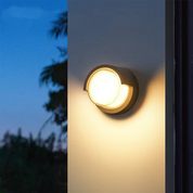 Wodoodporna Zewnętrzna Lampa Ścienna LED | Geometryczny Design