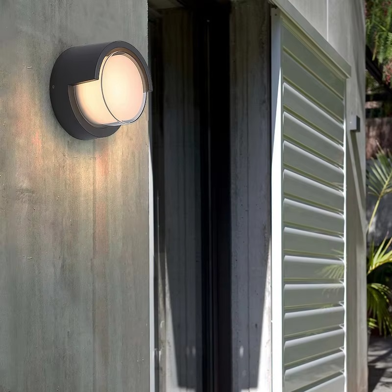 Wodoodporna Zewnętrzna Lampa Ścienna LED | Geometryczny Design