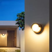 Wodoodporna Zewnętrzna Lampa Ścienna LED | Geometryczny Design