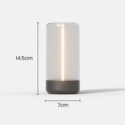 Współczesna Mini Lampa Stołowa z Przezroczystego Akrylu z Magnetyczną Podstawą