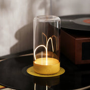 Współczesna Mini Lampa Stołowa z Przezroczystego Akrylu z Magnetyczną Podstawą