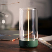 Współczesna Mini Lampa Stołowa z Przezroczystego Akrylu z Magnetyczną Podstawą