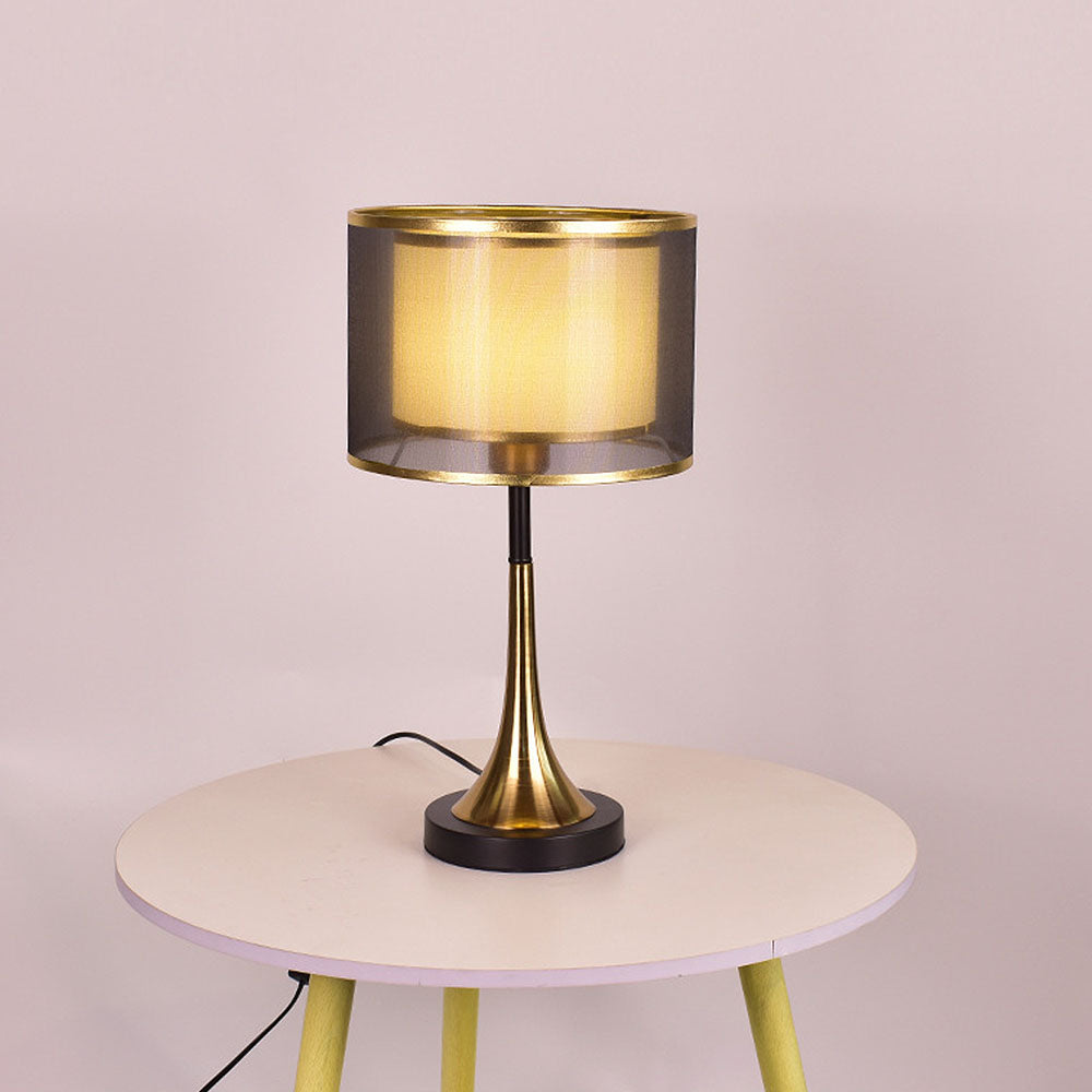 Złota Lampa Stołowa | Lampy do Sypialni