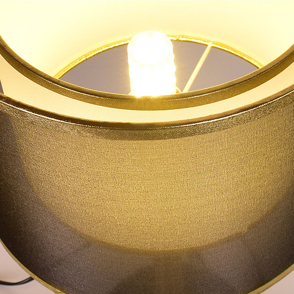 Złota Lampa Stołowa | Lampy do Sypialni