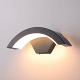 Zakrzywiona Zewnętrzna Lampa Ścienna LED do Elewacji
