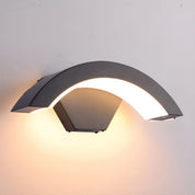 Zakrzywiona Zewnętrzna Lampa Ścienna LED do Elewacji