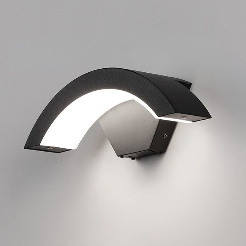Zakrzywiona Zewnętrzna Lampa Ścienna LED do Elewacji