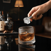 Zestaw 3 japońskich szklanek do whisky z przezroczystego szkła