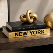 Decorative Storage Book Set (Black and Gold)