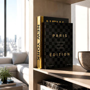 Decorative Storage Book Set (Black and Gold)