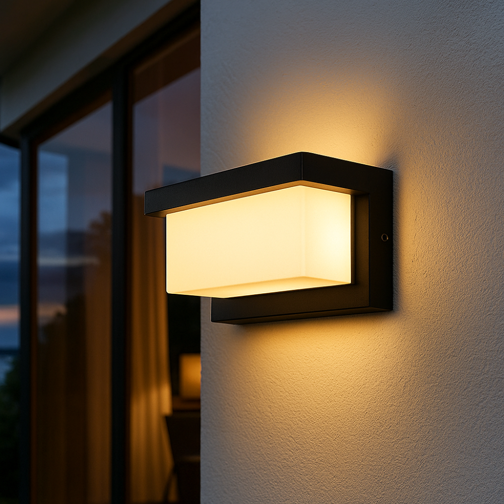 Zewnętrzna Lampa Ścienna LED z Czujnikiem Ruchu | Wodoodporna