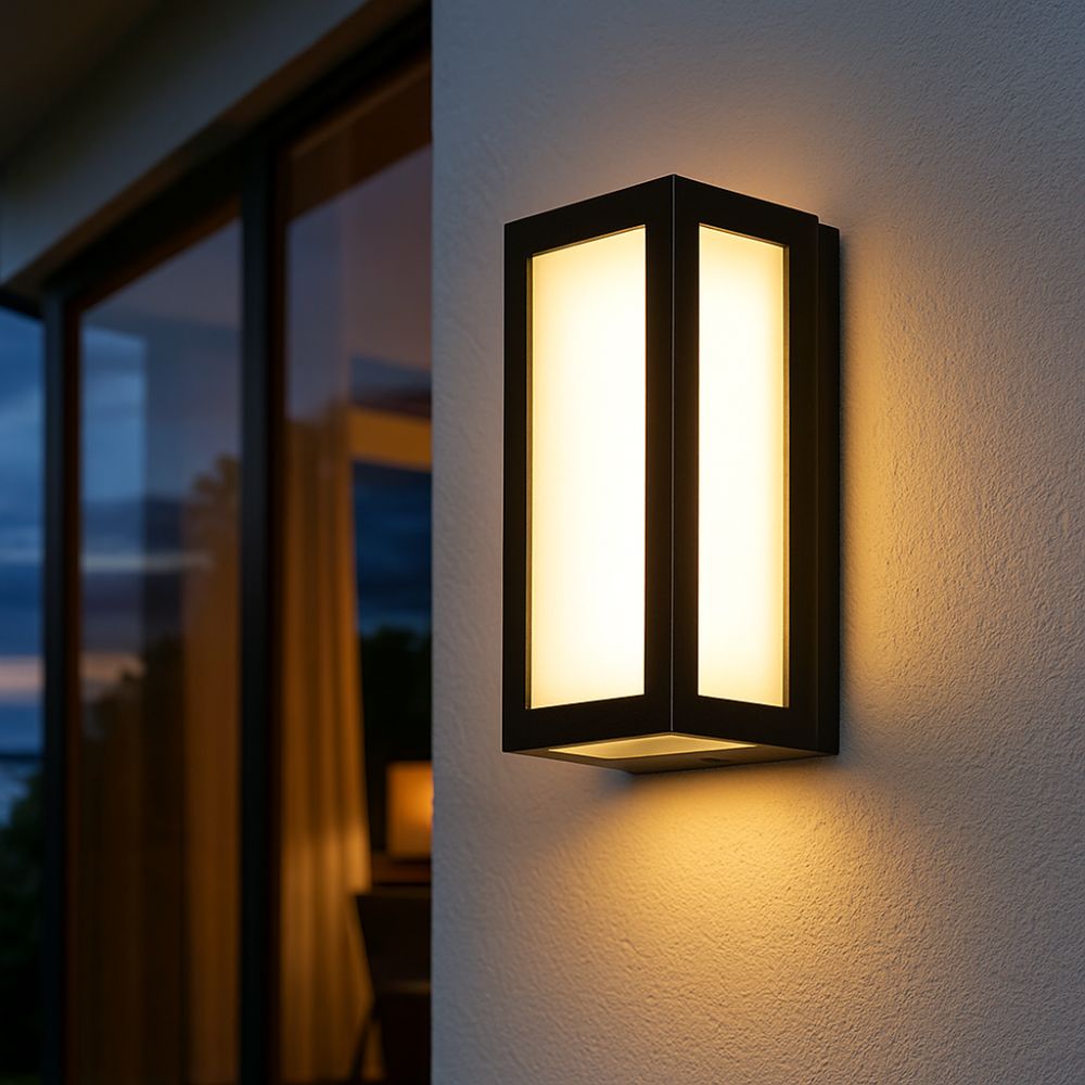 Zewnętrzna Lampa Ścienna LED z Czujnikiem Ruchu | Wodoodporna