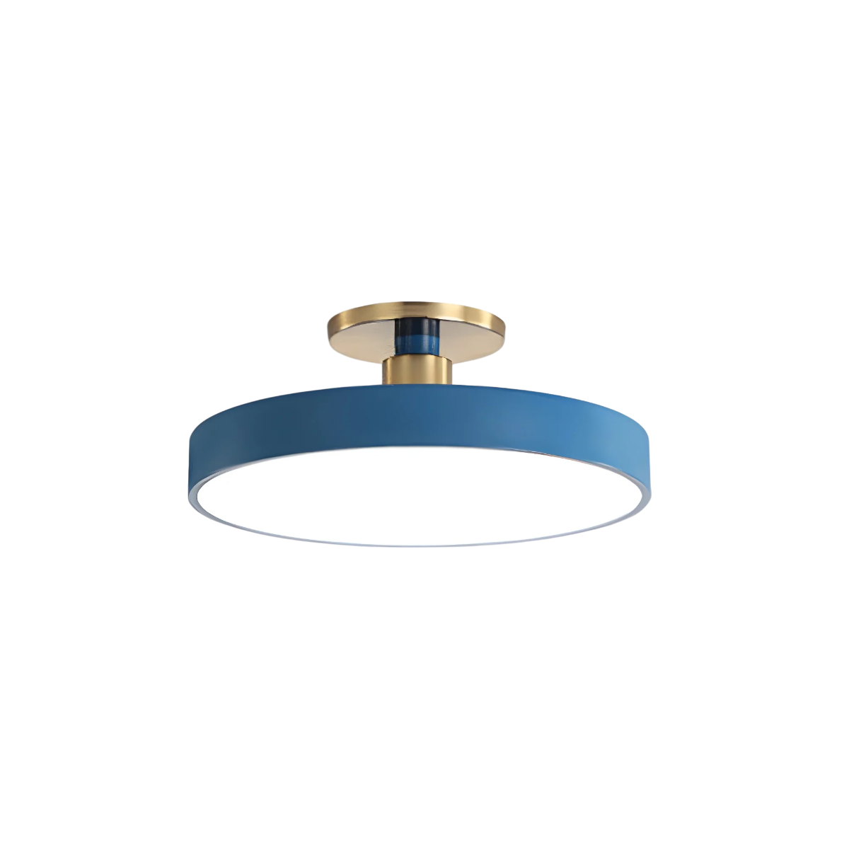 Semi-Flush Ceiling Lamp | Modern, Minimalist Design with Warm LED Lighting