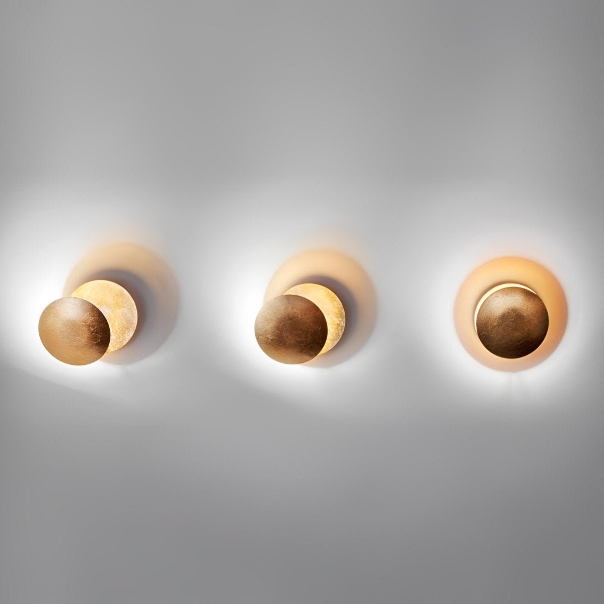 Ścienna Lampa LED z Efektem Zaćmienia Księżyca