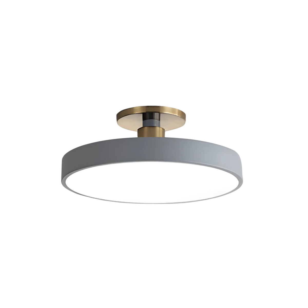 Semi-Flush Ceiling Lamp | Modern, Minimalist Design with Warm LED Lighting