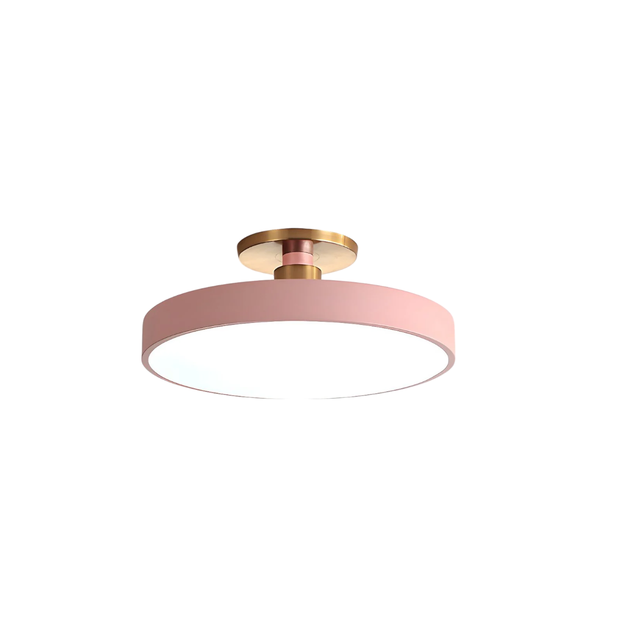 Semi-Flush Ceiling Lamp | Modern, Minimalist Design with Warm LED Lighting