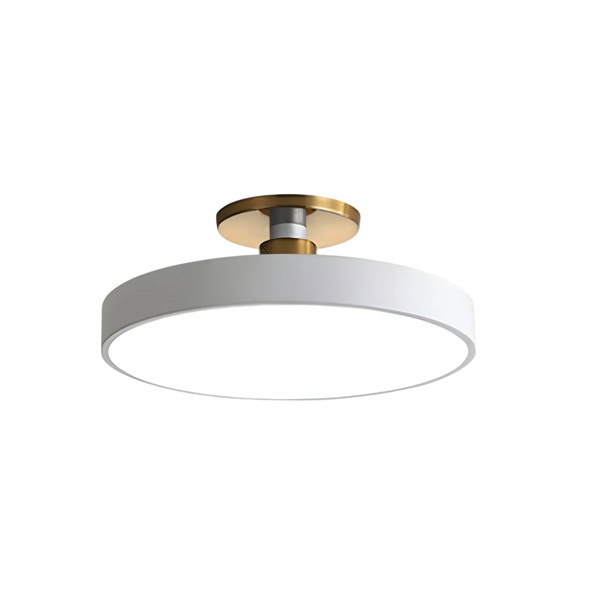 Semi-Flush Ceiling Lamp | Modern, Minimalist Design with Warm LED Lighting